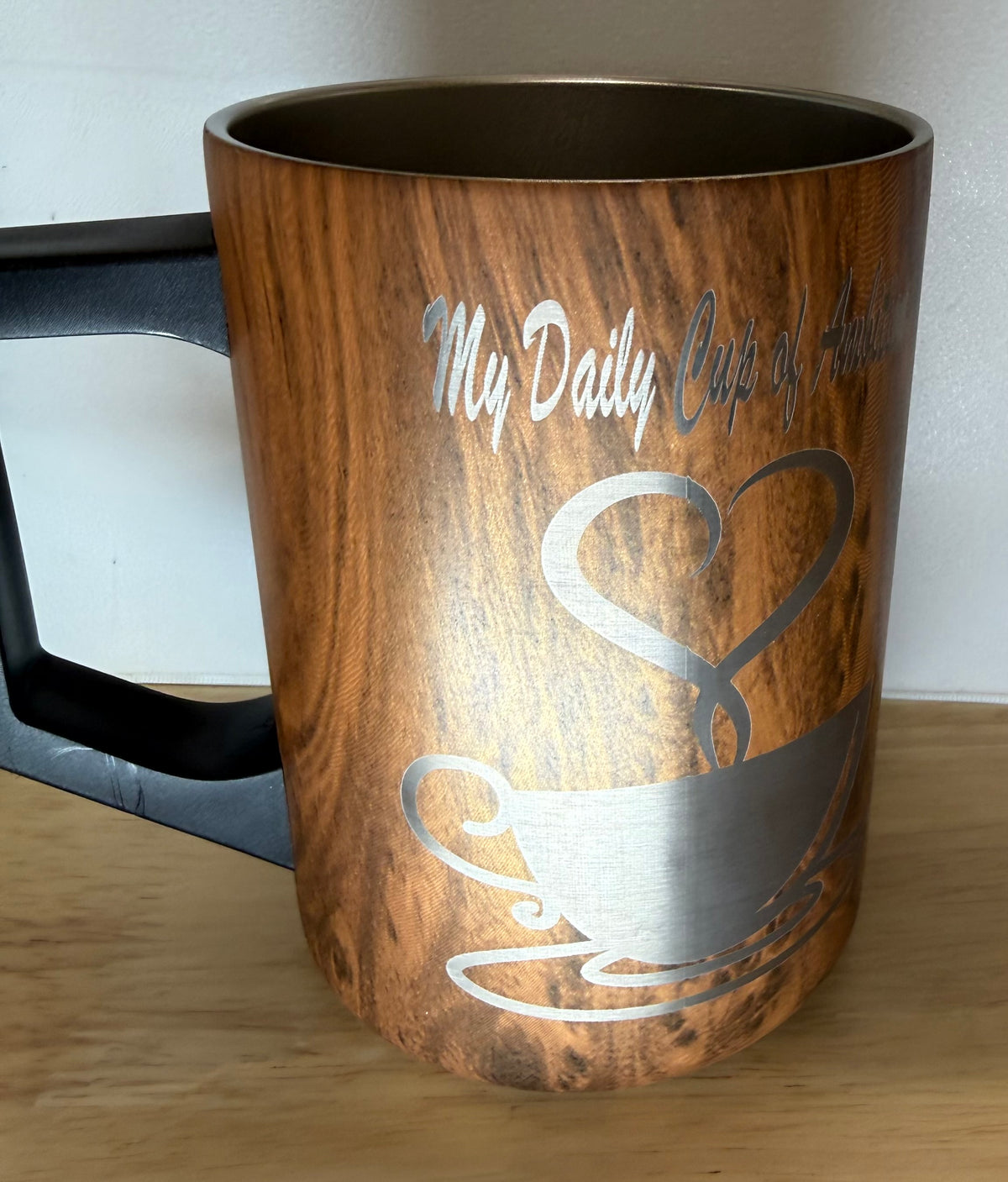 Insulated coffee mug- Daily Cup of Ambition