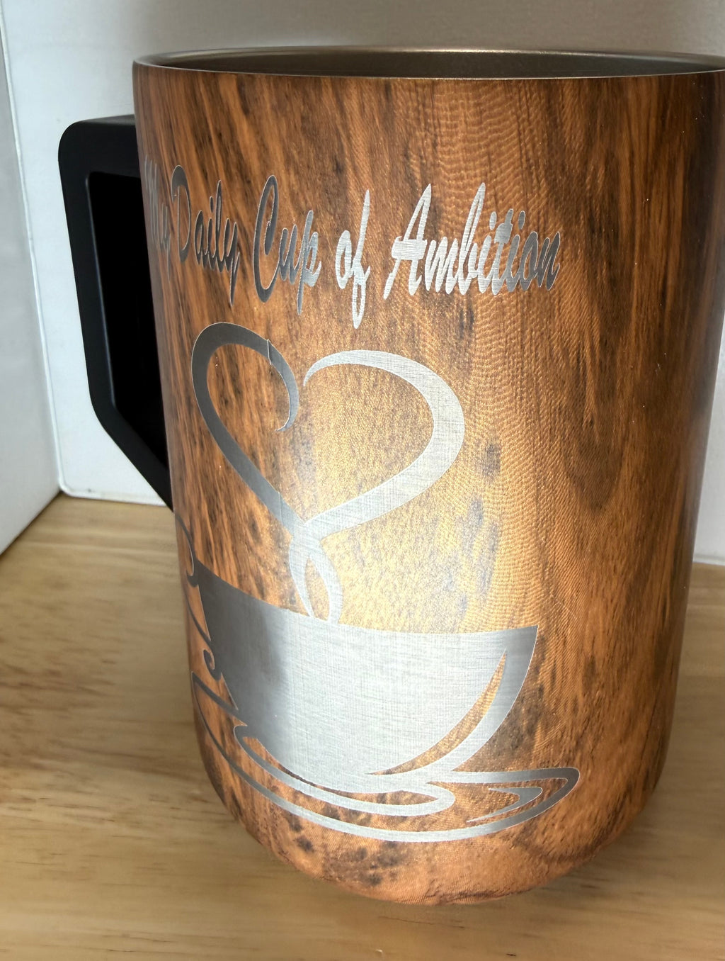 Insulated coffee mug- Daily Cup of Ambition