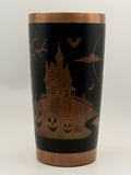20 oz stainless tumbler Halloween Scene