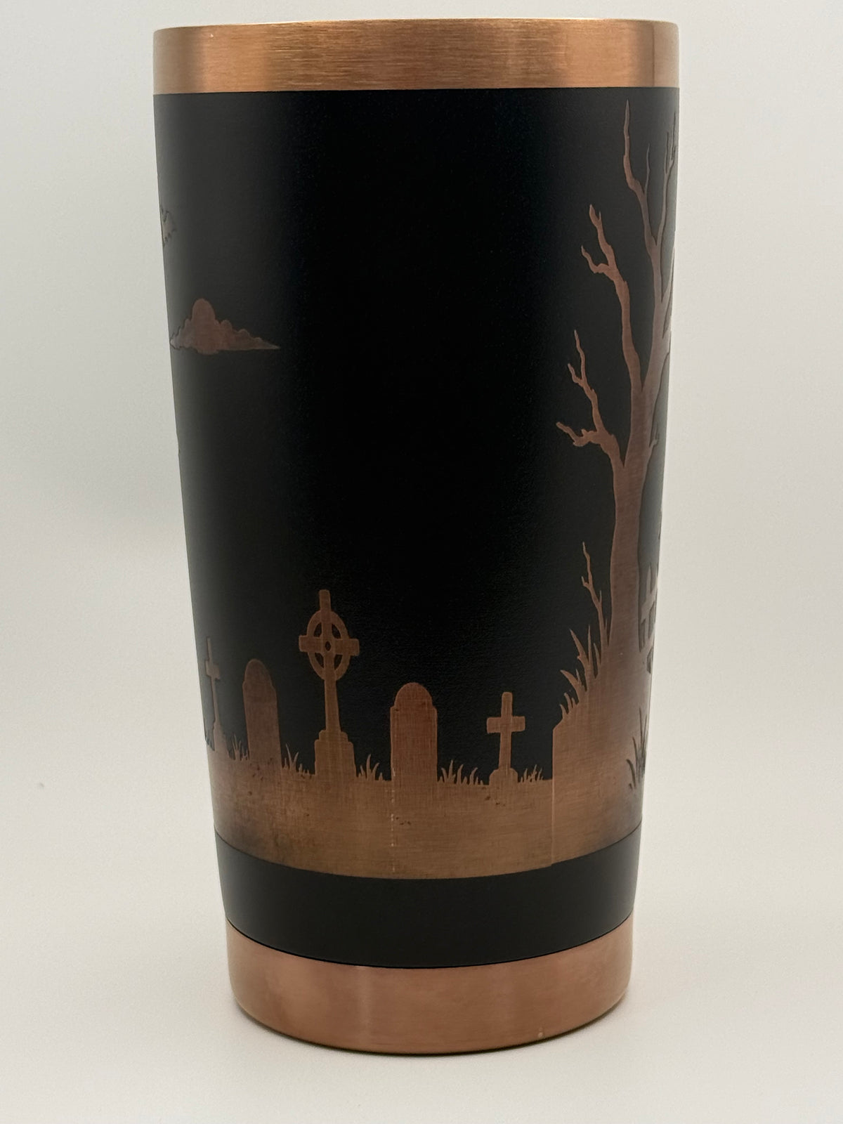 20 oz stainless tumbler Halloween Scene