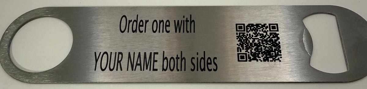 Stainless Steel Bar Blade bottle opener