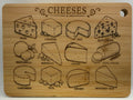 6x8” cheese cutting board