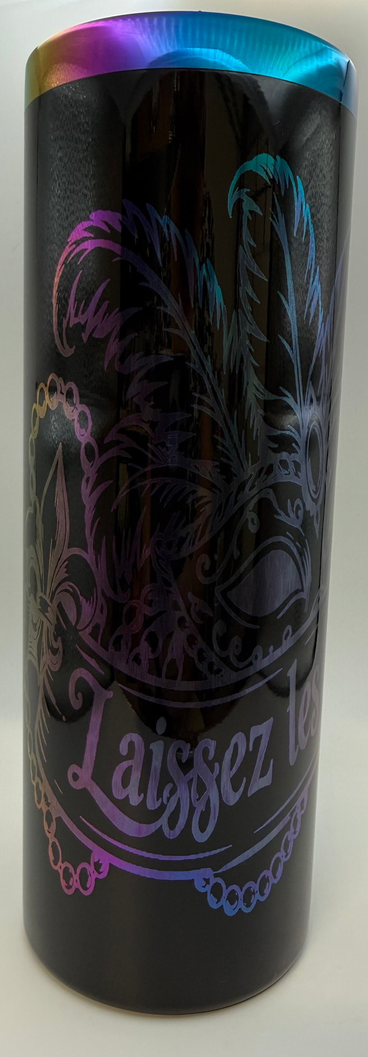 Skinny tumbler “Laissez bons temps rouler!”