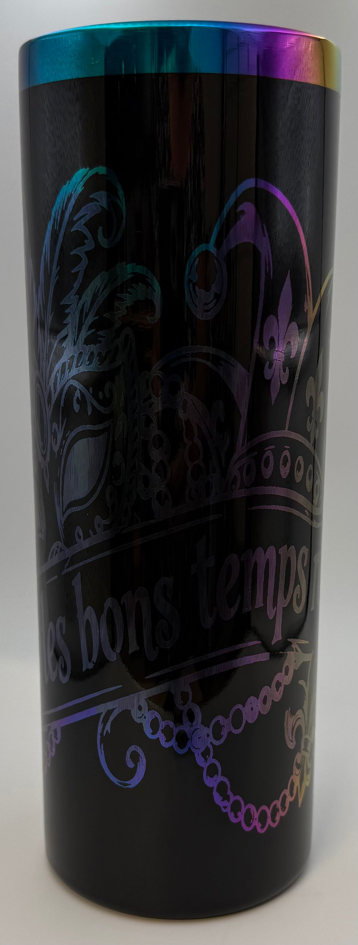 Skinny tumbler “Laissez bons temps rouler!”