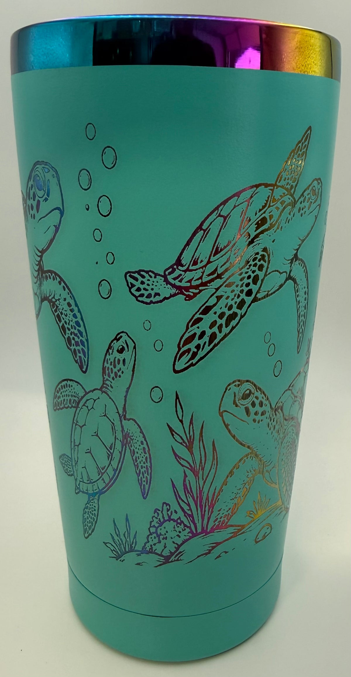 20 oz stainless thermal tumbler -Turtles