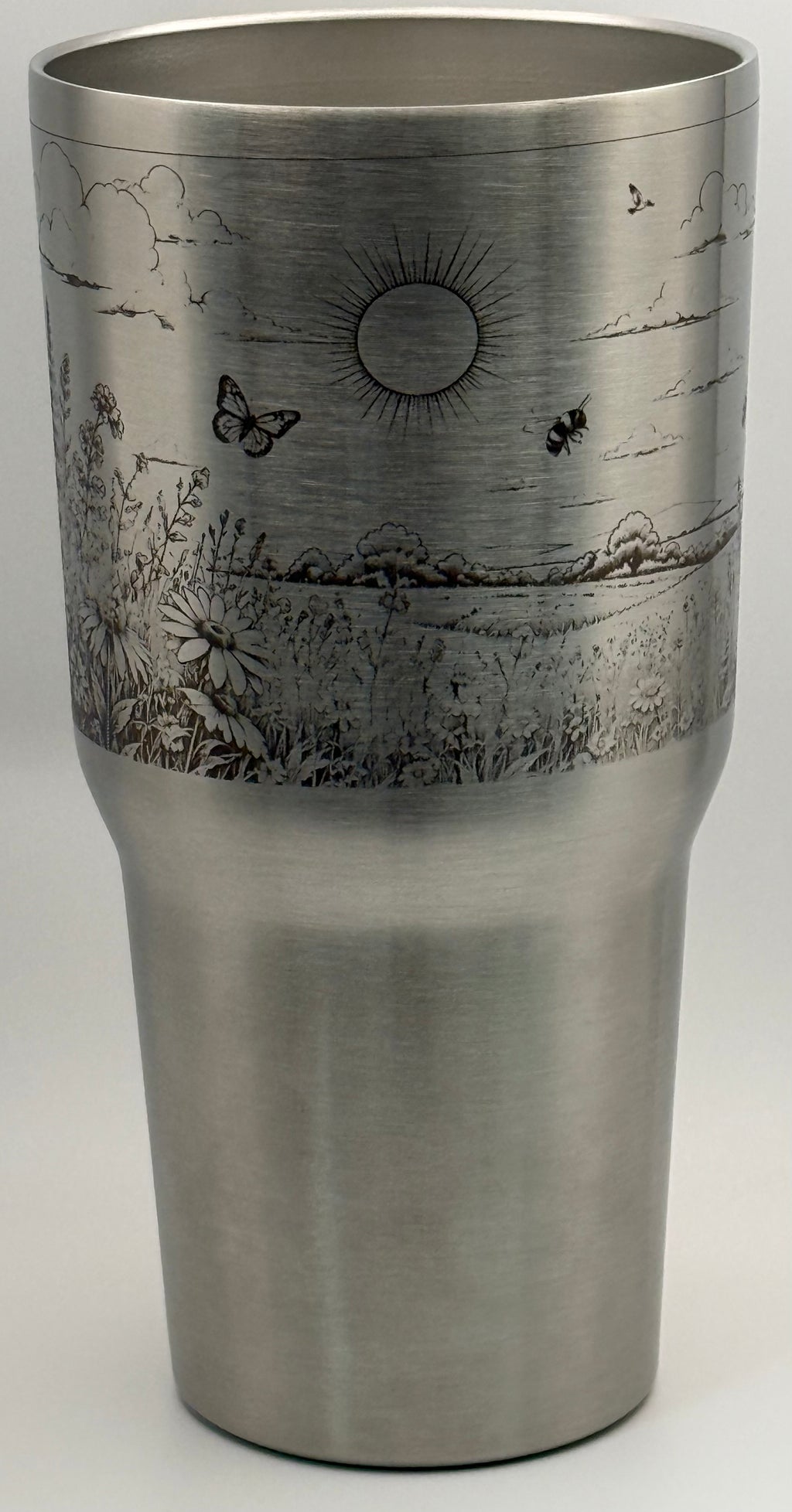 30 oz Stainless Steel peaceful meadow