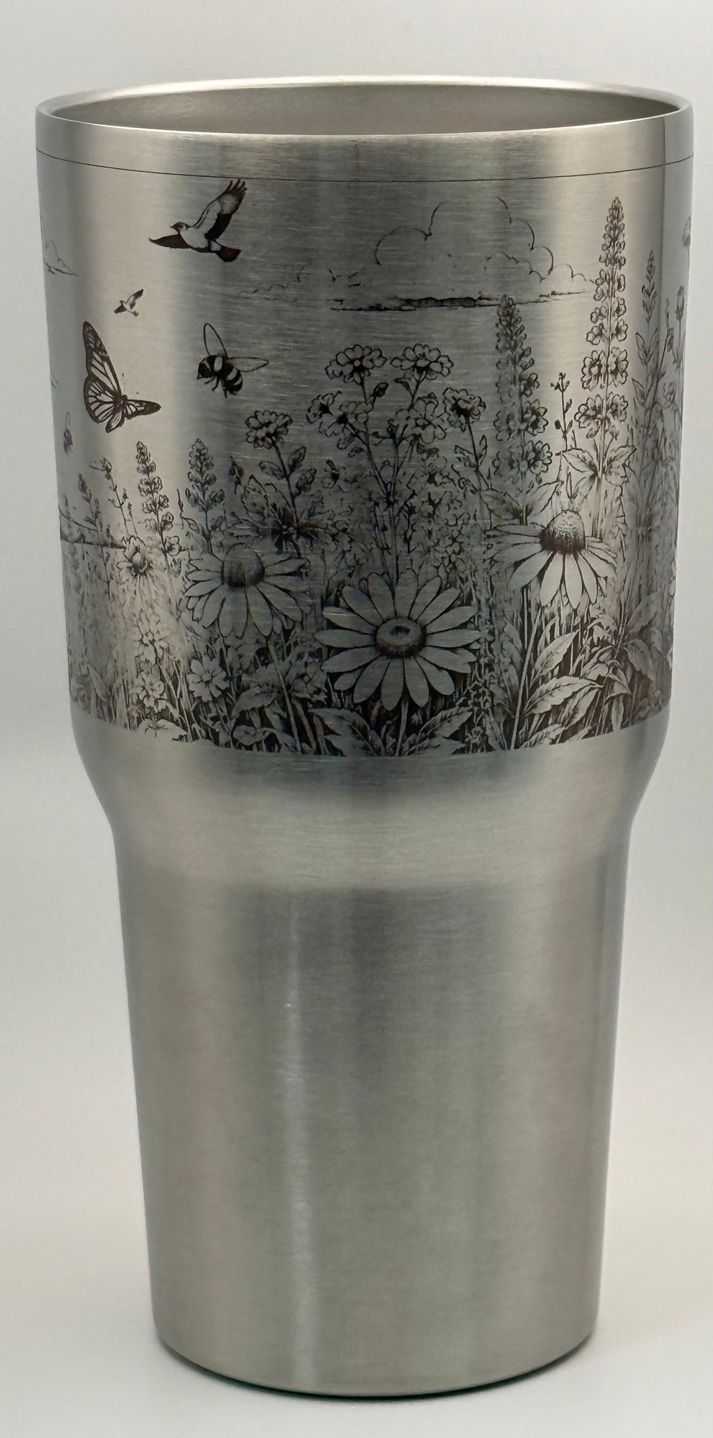 30 oz Stainless Steel peaceful meadow