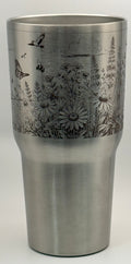 30 oz Stainless Steel peaceful meadow